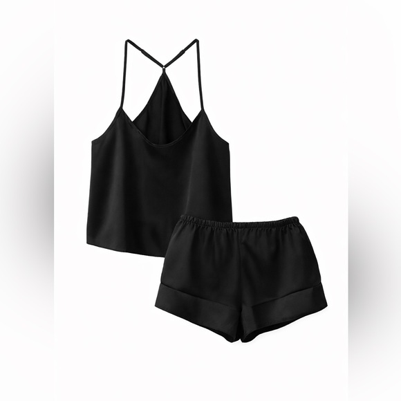 Other - Black Pajama Set | Cami & Shorts | Size S | Soft Lightweight Sleepwear